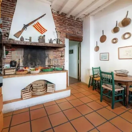 Maison Traditionnelle Catalane Avec Terrain De Tennis Et Piscine 度假居 Palau-del-Vidre